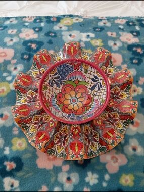 Preparà Taco Holder Carousel With Party Bowl Red Festive Colorful Vibrant